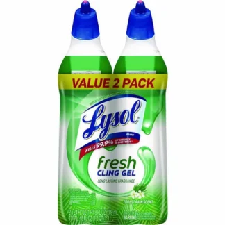 LYSOL® Brand Cling and Fresh Toilet Bowl Cleaner, Forest Rain Scent, 24 oz, 2/Pack
