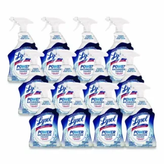 LYSOL® Brand Disinfectant Power Bathroom Foamer, Atlantic Fresh Scent, 32 oz Spray Bottle, 12/Carton
