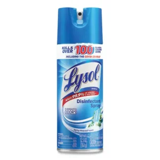 LYSOL® Brand Disinfectant Spray, Spring Waterfall, 12.5 oz, 12/Carton