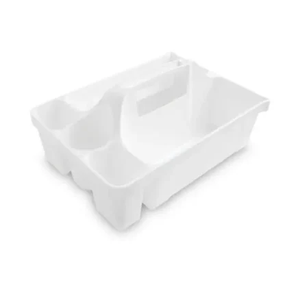 Maid Caddy – White, 5 Compartment