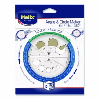 Maped Helix 360° Angle and Circle Maker 2-in-1 Protractor and Compass Tool