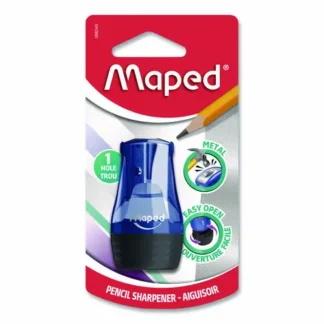 Maped Helix Tonic 1-Hole Canister Pencil Sharpener, Randomly Assorted Colors