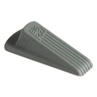 Master Caster® Big Foot Doorstop, Gray, 12/Box