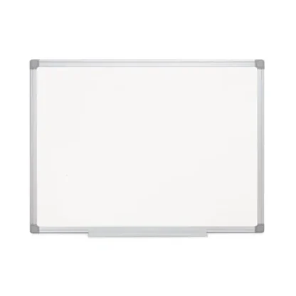 MasterVision® Earth Gold Ultra Magnetic Dry Erase Boards, 24" x 36", White Surface, Satin Aluminum Frame