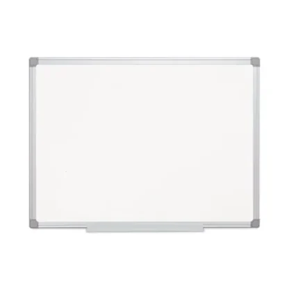 MasterVision® Earth Gold Ultra Magnetic Dry Erase Board, 48" x 72", White Surface, Satin Aluminum Frame