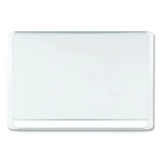 MasterVision® Gold Ultra Magnetic Dry Erase Boards, 48" x 36", White Surface, White/Natural Aluminum Frame