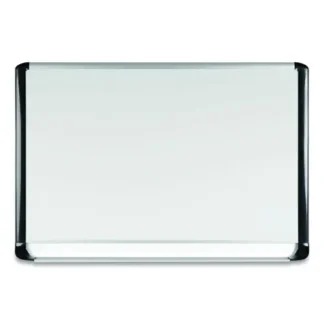 MasterVision® Gold Ultra Magnetic Dry Erase Board, 72" x 48", White Surface with Black/Satin Aluminum Frame