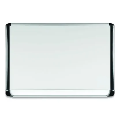 MasterVision® Gold Ultra Magnetic Dry Erase Board, 72" x 48", White Surface with Black/Satin Aluminum Frame