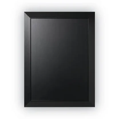 MasterVision® Kamashi Chalk Board, Black Surface, Black Wood Frame, 36" x 24"