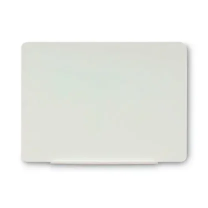 MasterVision® Magnetic Glass Dry Erase Board, 36" x 24", Opaque White Surface