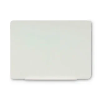 MasterVision® Magnetic Glass Dry Erase Board, 48" x 36", Opaque White Surface