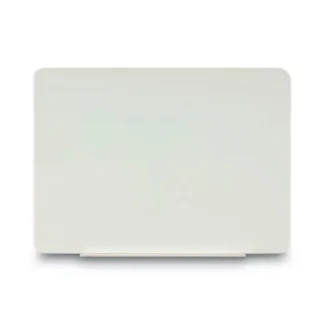 MasterVision® Magnetic Glass Dry Erase Board, 60" x 48", Opaque White Surface