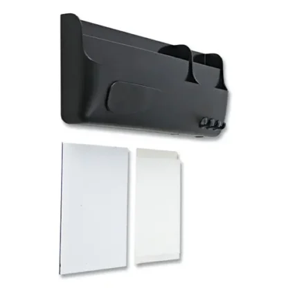 MasterVision® Magnetic SmartBox Organizer, Black