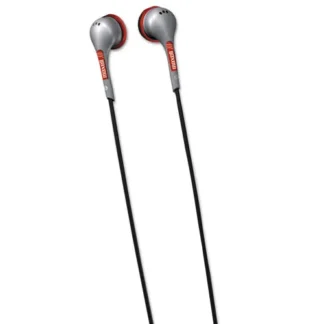Maxell® EB125 Digital Stereo Binaural Ear Buds for Portable Music Players, Silver