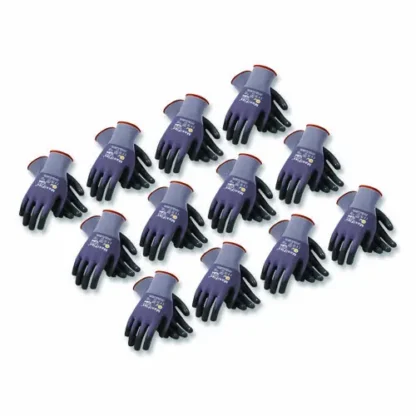 MaxiFlex® Ultimate Seamless Knit Nylon Gloves, Nitrile Coated MicroFoam Grip - X-Large, Gray, 12 Pairs