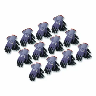 MaxiFlex® Ultimate Seamless Knit Nylon Gloves, Nitrile Coated MicroFoam Grip, Medium, Gray, 12 Pairs