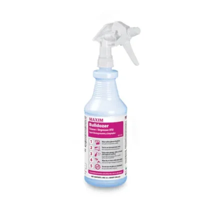Maxim® Bulldozer Cleaner/Degreaser RTU, Lemon Scent, 32 oz, 6/Carton