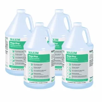 Maxim® Mega Mop Damp Mop Concentrate, Lemon Scent, 1 gal Bottle, 4/Carton