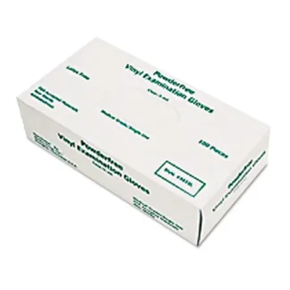 MCR™ Safety Disposable Vinyl Gloves, Large, 5 mil, Medical Grade, 100/Box