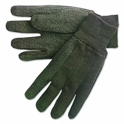 MCR™ Safety Dotted-Palm Cotton Jersey Gloves, Clute Pattern, Men's, Dozen