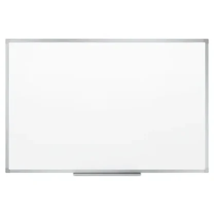 Mead® Dry Erase Board with Aluminum Frame, White Surface, 36" x 24"