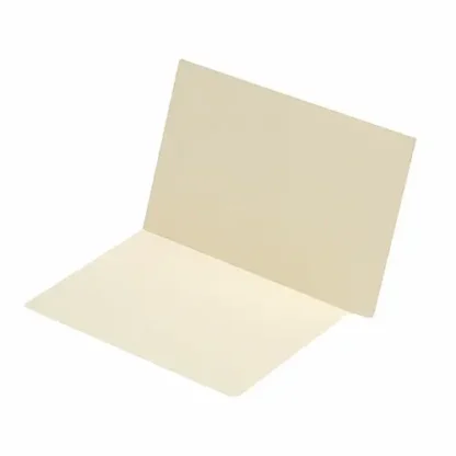 Medical Arts Press® Compact End Tab File Folder, Straight Tabs, 0.75" Expansion, Manila, 100/Box