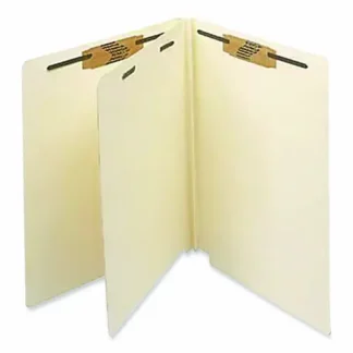 Medical Arts Press® Heavy-Duty End Tab Classification Folders, Letter Size, Manila, 25/Box