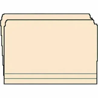 Medical Arts Press® Heavy-Duty Top Tab Fastener Folders, Letter Size, Manila, 50/Box