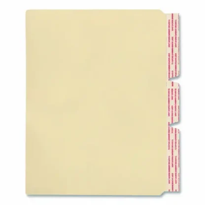 Medical Arts Press® Standard Side-Flap Classification Folder Dividers, Letter Size, Manila, 100/Box