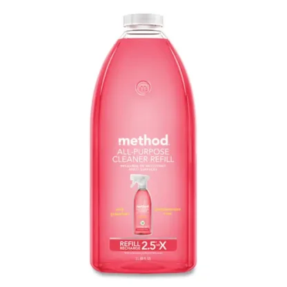 Method® All Surface Cleaner, Grapefruit Scent, 68 oz Plastic Bottle, 6/Carton