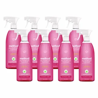 Method® All Surface Cleaner, Pink Grapefruit, 28 oz Spray Bottle, 8/Carton