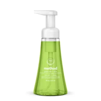 Method® Foaming Hand Wash, Green Tea and Aloe Scent, 10 oz, 6/Carton