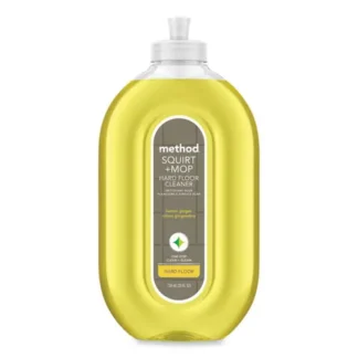 Method® Squirt + Mop Hard Floor Cleaner, Lemon Ginger Scent, 25 oz Spray Bottle