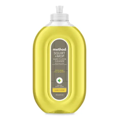 Method® Squirt + Mop Hard Floor Cleaner, Lemon Ginger Scent, 25 oz Spray Bottle