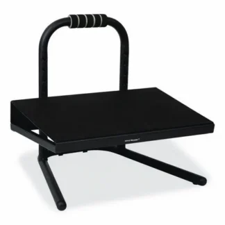 Mind Reader Adjustable Height Tilt Foot Rest, Black