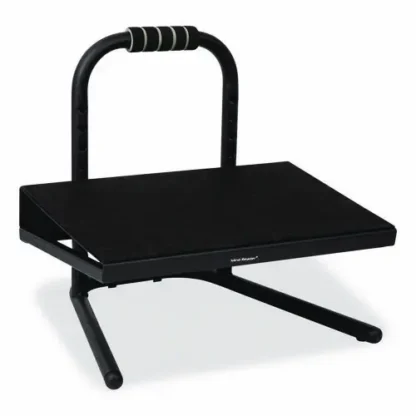 Mind Reader Adjustable Height Tilt Foot Rest, Black