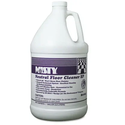 Misty® Neutral Floor Cleaner EP, Lemon, 1 gal Bottle