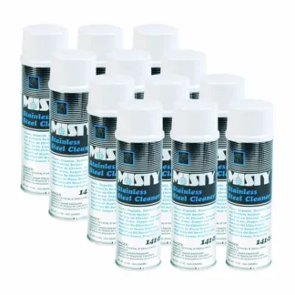 Misty® Stainless Steel Cleaner and Polish, Lemon Scent, 15 oz Aerosol Spray