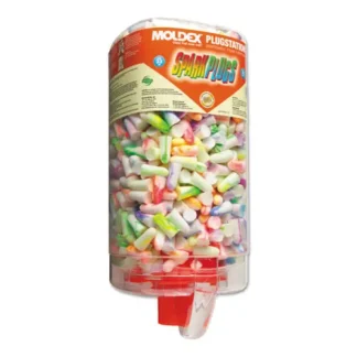 Moldex® SparkPlugs PlugStation Earplug Dispenser, Cordless, 33NRR, Asst, 500 Pairs