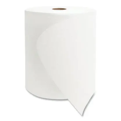 Morcon Tissue Valay Universal TAD Roll Towels, 1-Ply, 8" x 600 ft, White, 6 Rolls/Carton