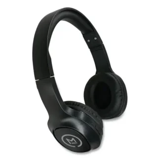 Morpheus 360® TREMORS Stereo Wireless Headphones with Microphone, 3 ft Cord, Black