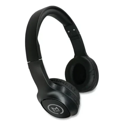 Morpheus 360® TREMORS Stereo Wireless Headphones with Microphone, 3 ft Cord, Black