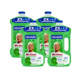 Mr. Clean® Multipurpose Cleaning Solution with Febreze, Meadows and Rain, 64 oz, 4 Bottles/Carton