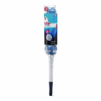 Mr. Clean® SuperMop with Magic Eraser, 3.5" Blue Cotton Head, White Nylon Handle