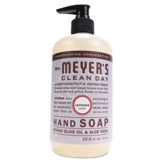 Mrs. Meyer's® Clean Day Liquid Hand Soap, Lavender Scent, 12.5 oz, 6/Carton