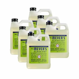Mrs. Meyer's® Clean Day Liquid Hand Soap Refill, Lemon Scent, 33 oz, 6/Carton