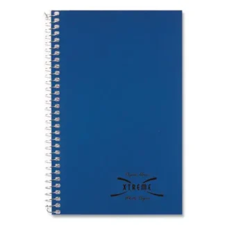 National® Single-Subject Wirebound Notebooks, Medium/College Rule, Blue Kolor Kraft Front Cover, 80 Sheets