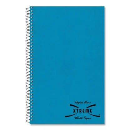 National® Single-Subject Wirebound Notebooks, Medium/College Rule, Blue Kolor Kraft Front Cover, 80 Sheets, 9.5" x 6"