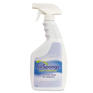 Nature's Air Sponge Odor Absorber Spray, Fragrance Free, 22 oz, 12/Carton