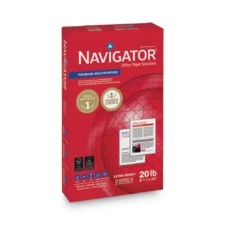Navigator® Premium Multipurpose Copy Paper, 97 Brightness, 20 lb, 8.5" x 14" Legal Size, White - 500 Sheets per Ream, 10 Reams per Carton